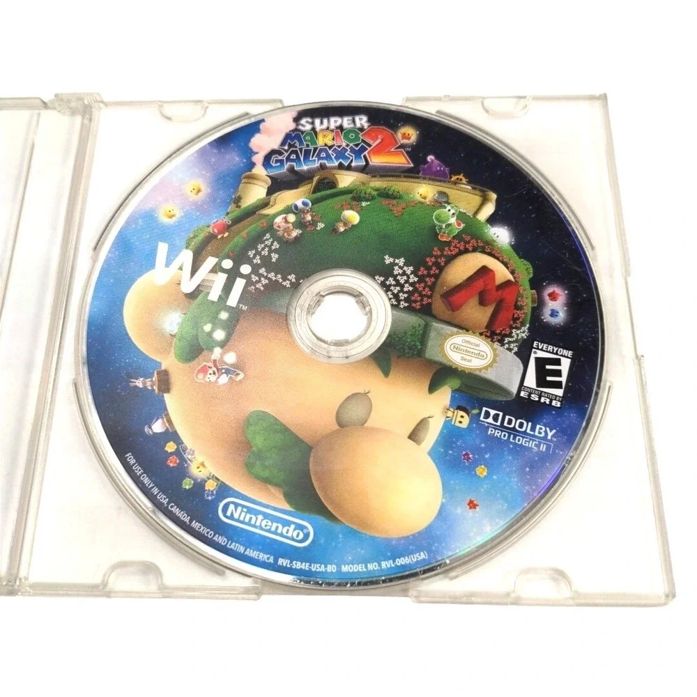 Nintendo Wii Super Mario Galaxy 2 Video Game Disc Only RVL-SB4E-USA-B0‎ 2010